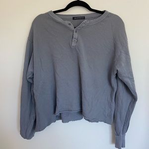 Gray Brandy Melville Allie Top